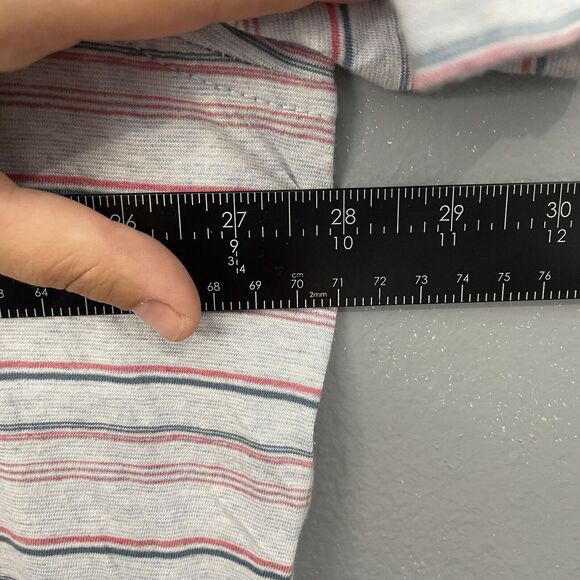 NWT JOS A BANK Reserve Traditional Fit Shirt 2XL Gray Striped Collar Cotton Polo - Picture 7 of 13